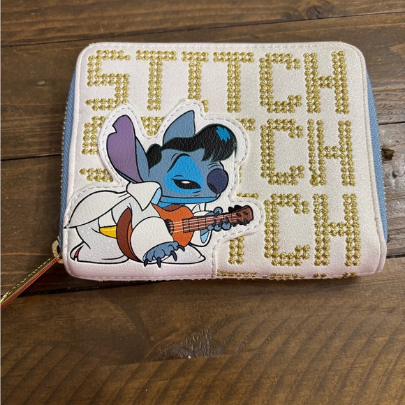 Loungefly Handbags - Loungefly Disney Lilo & Stitch Elvis Stitch Zip-Around Wallet